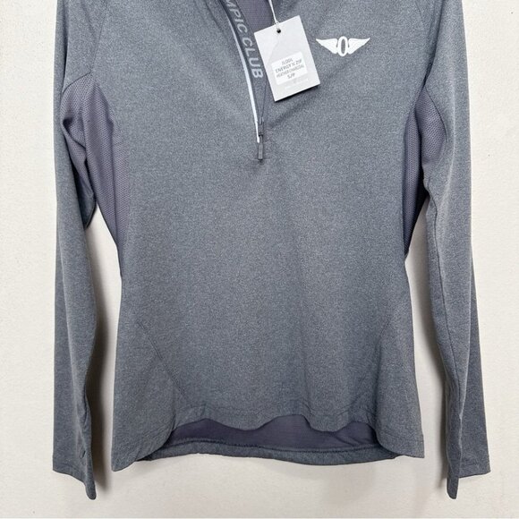 Levelwear Womens Small Engergy Zip Heather Charcoal Pullover - Picture 5 of 13